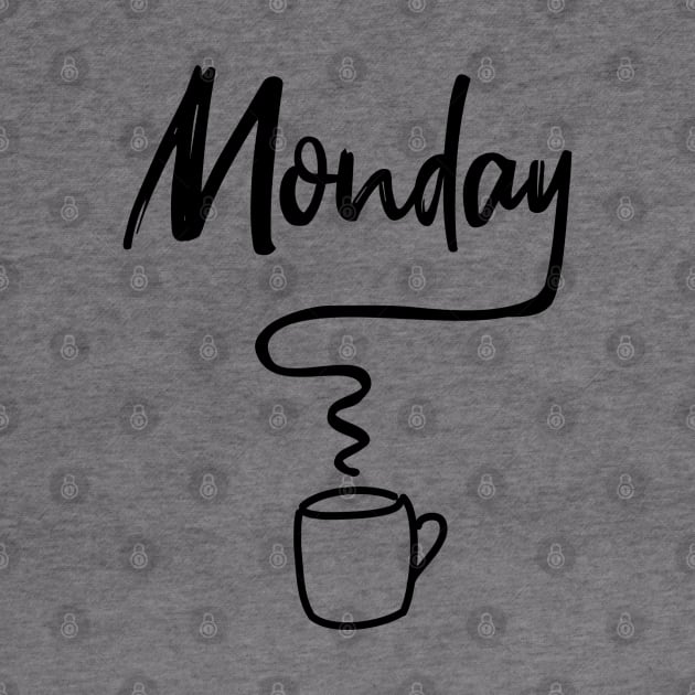 Monday Coffee Work Caffeine Funny Sleepy Bed Week Life by Kibo2020